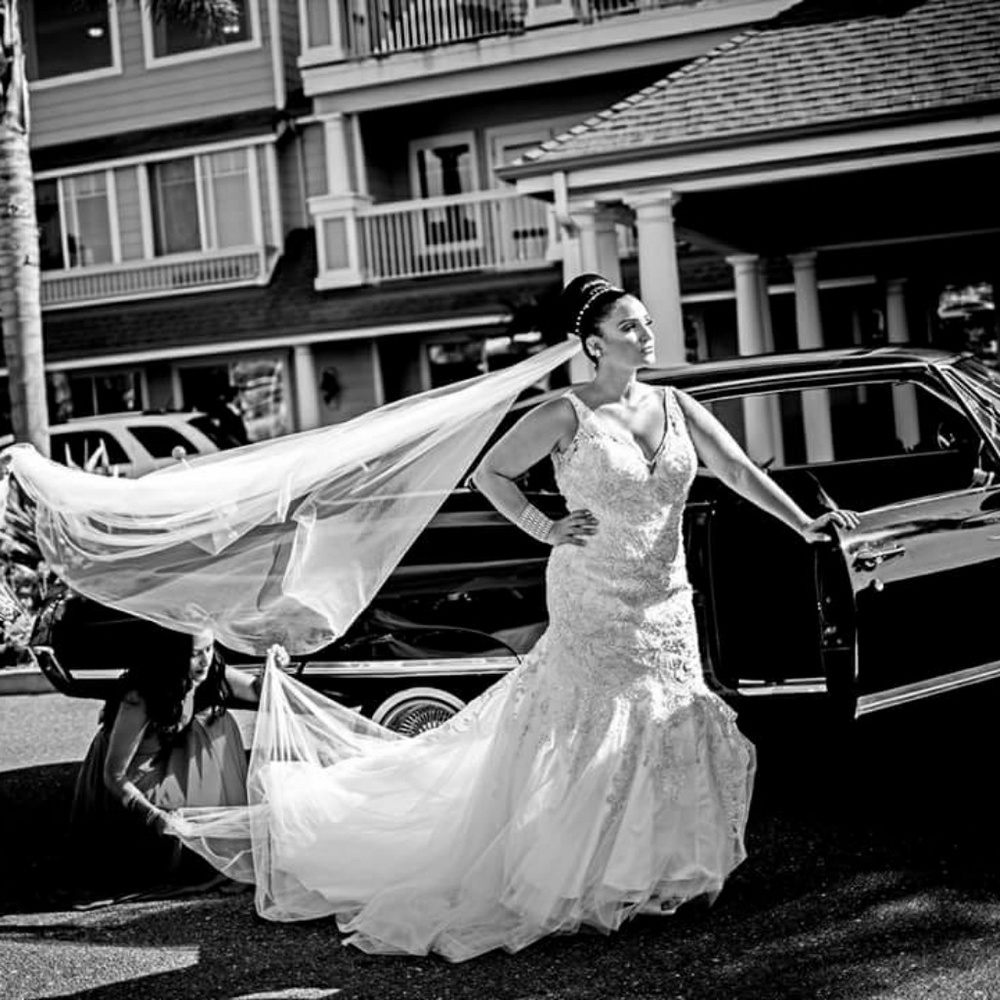 Wedding long veil